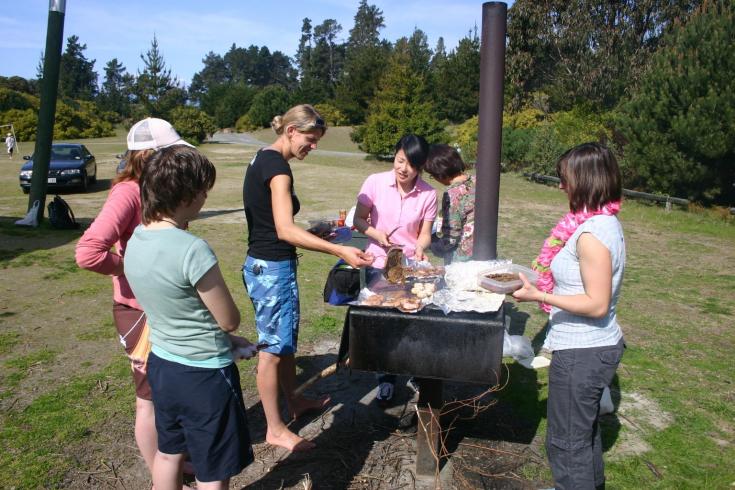 Barbecue organisé par l'école